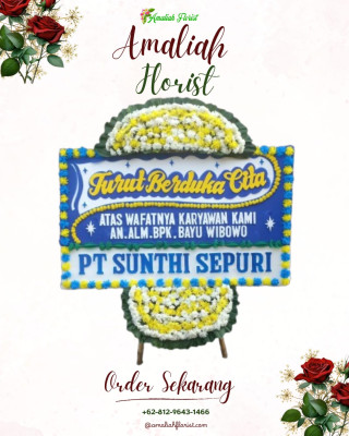 Papan Bunga Duka di Kokop