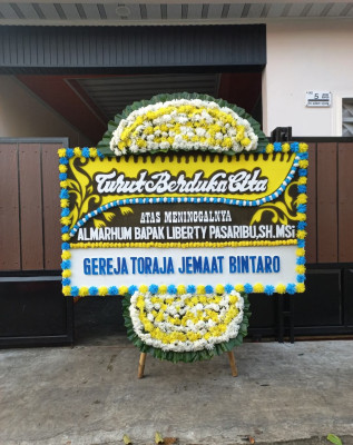 Papan Bunga Duka di Kokop